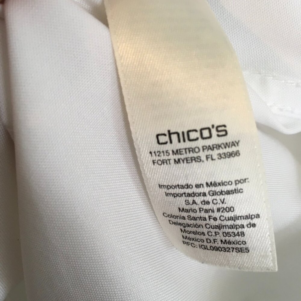 Chico's NWOT Effortless Leopard Trim Naya Top - Picture 7 of 11
